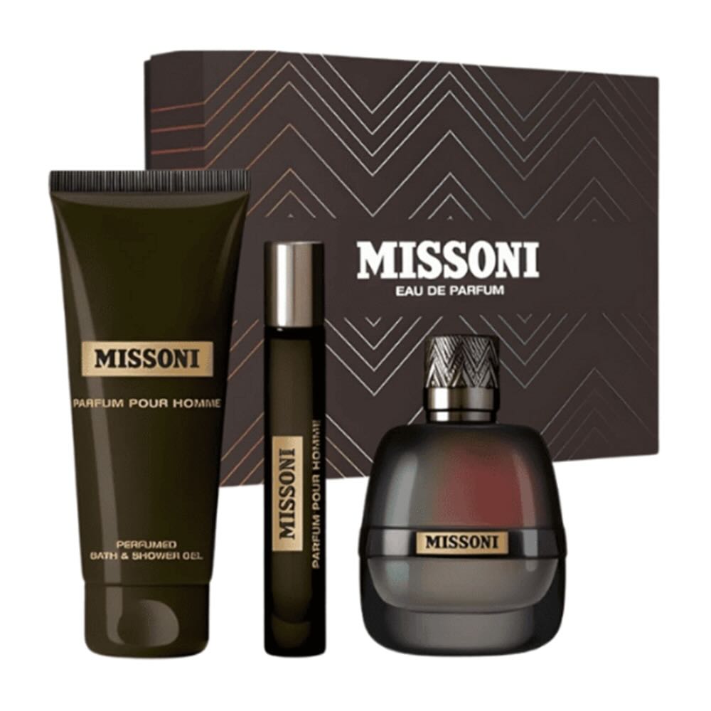 Set Missoni Wave Pour Homme EDP 3Pcs (100ml, Mini 10ml, Sữa tắm 150ml) - Hình ảnh chính